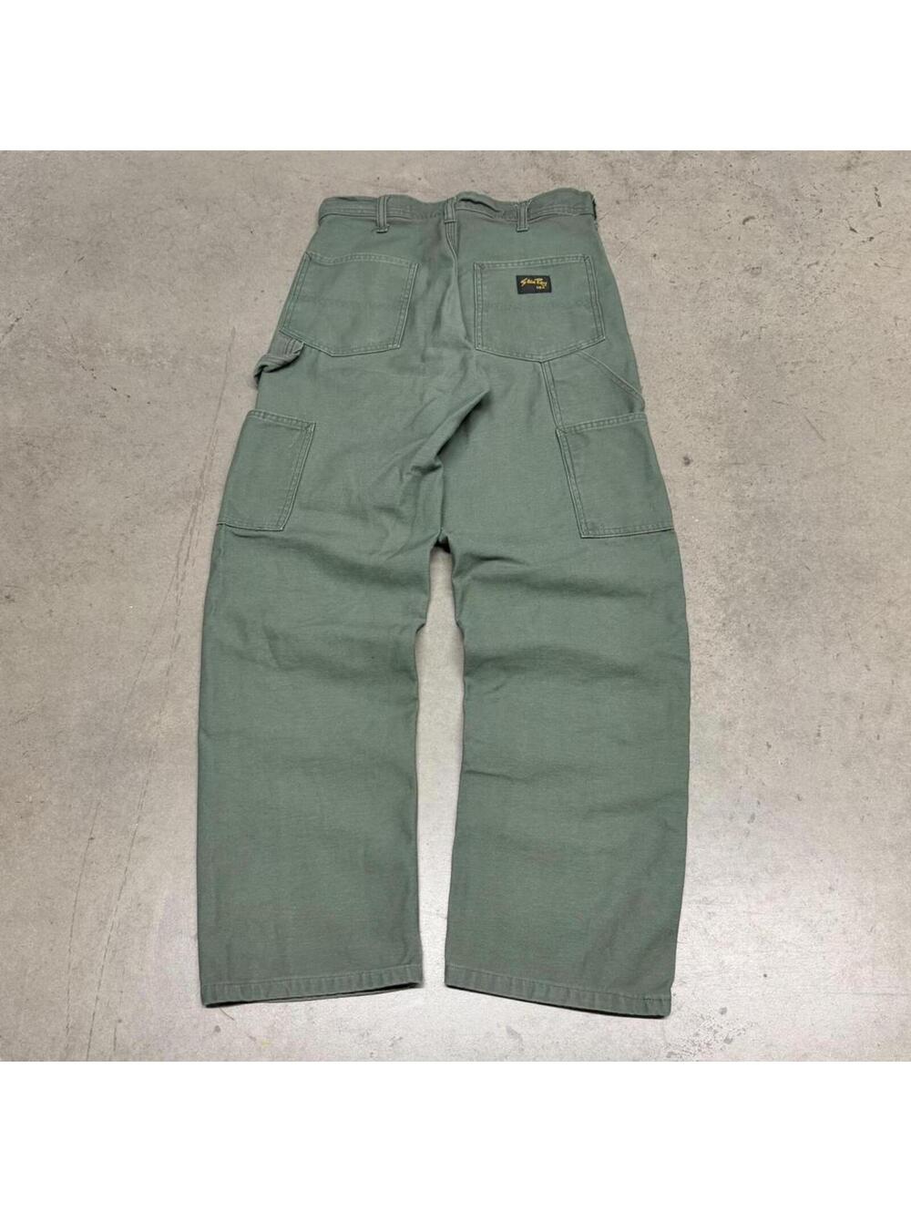 Vintage Stan Ray Carpenter Pants Mens 28x31 Green 80s Made In USA Workwear